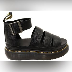 Dr. Martens Black Platform Sandals with Chunky Sole